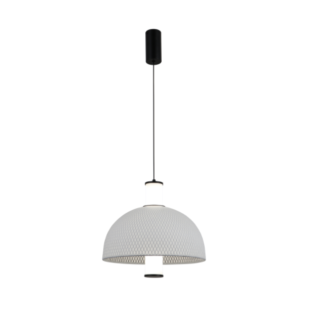 Zetazko sareko LED zintzilikarioko lanpara minimalista