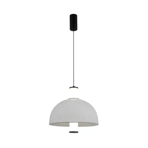 Zetazko sareko LED zintzilikarioko lanpara minimalista