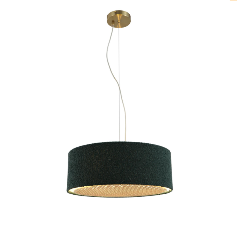 Rattan ehunezko sabaiko argia