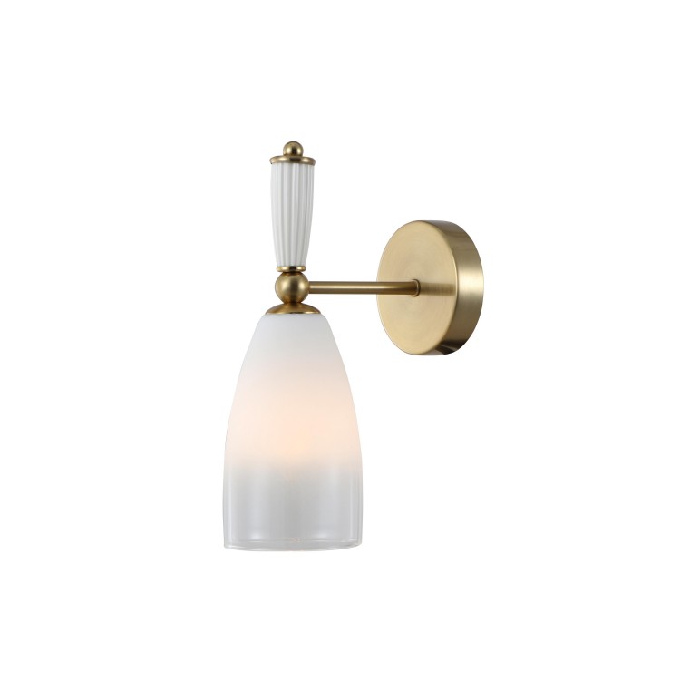 Gradiente Zuriko Beiraren Brass Zeramikazko Lanpara